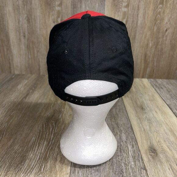 DC Comics The Flash Youth Hat Baseball SnapBack Cap Black Red Lightning Bolt - Picture 5 of 11